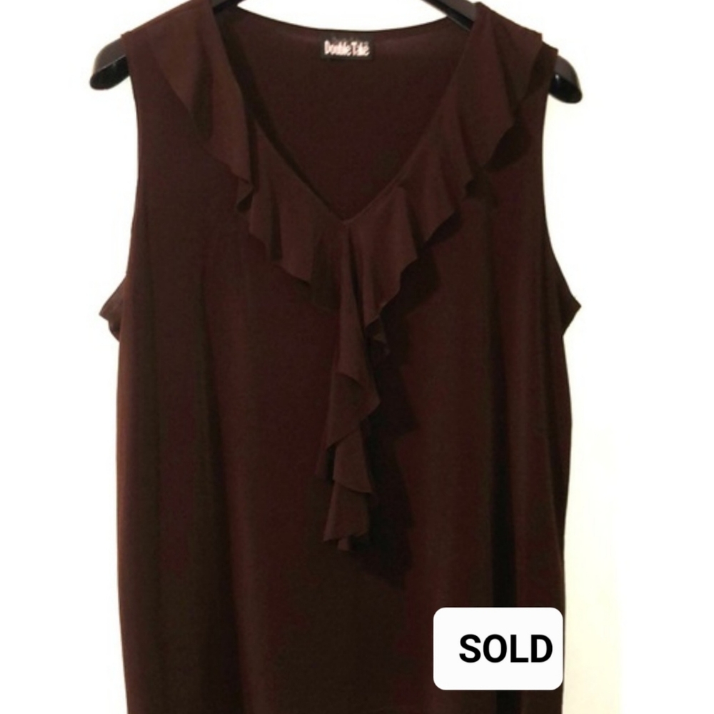 Brown sleeveless beauty